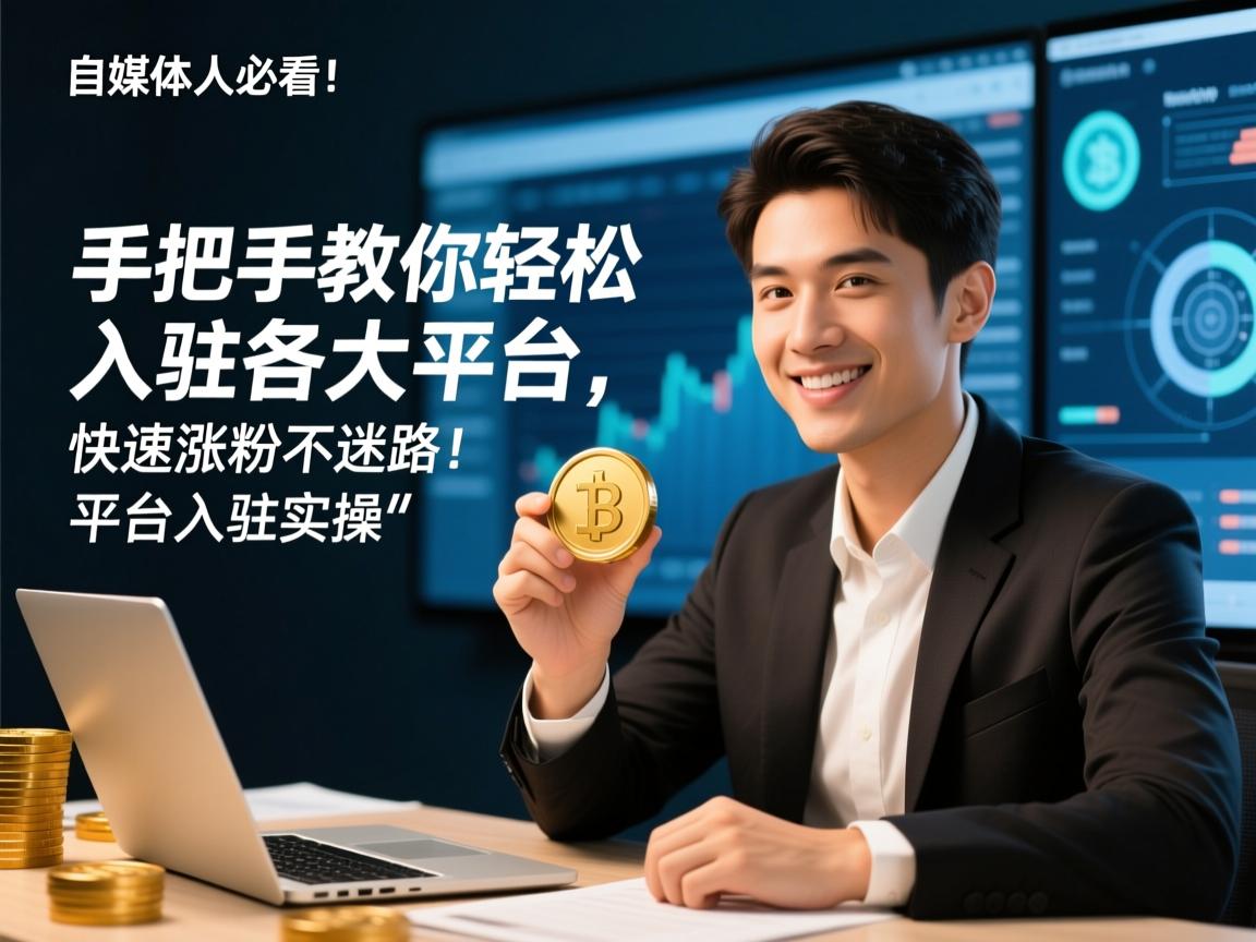 自媒体人必看！手把手教你轻松入驻各大平台，快速涨粉不迷路！平台入驻实操​自媒体人必看！手把手教你轻松入驻平台，快速涨粉不迷路！