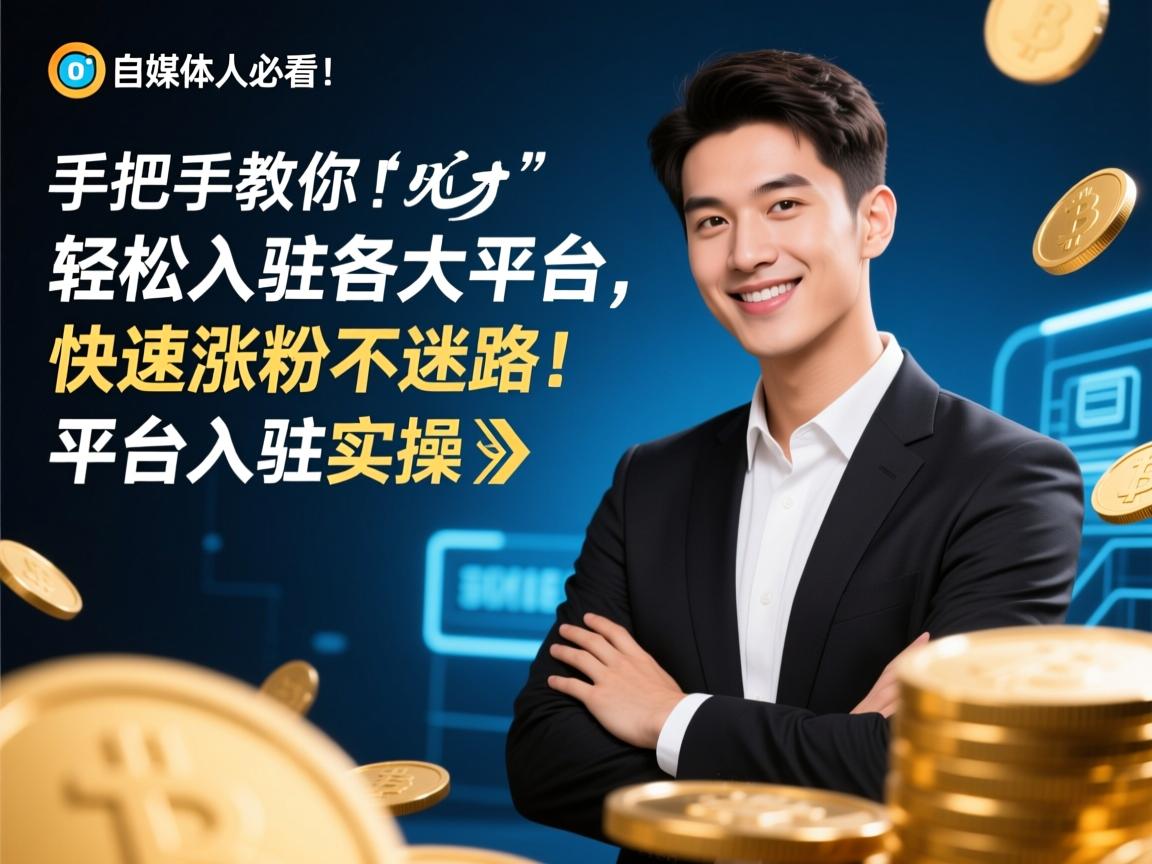 自媒体人必看！手把手教你轻松入驻各大平台，快速涨粉不迷路！平台入驻实操​自媒体人必看！手把手教你轻松入驻各大平台，快速涨粉不迷路！平台入驻实操指南